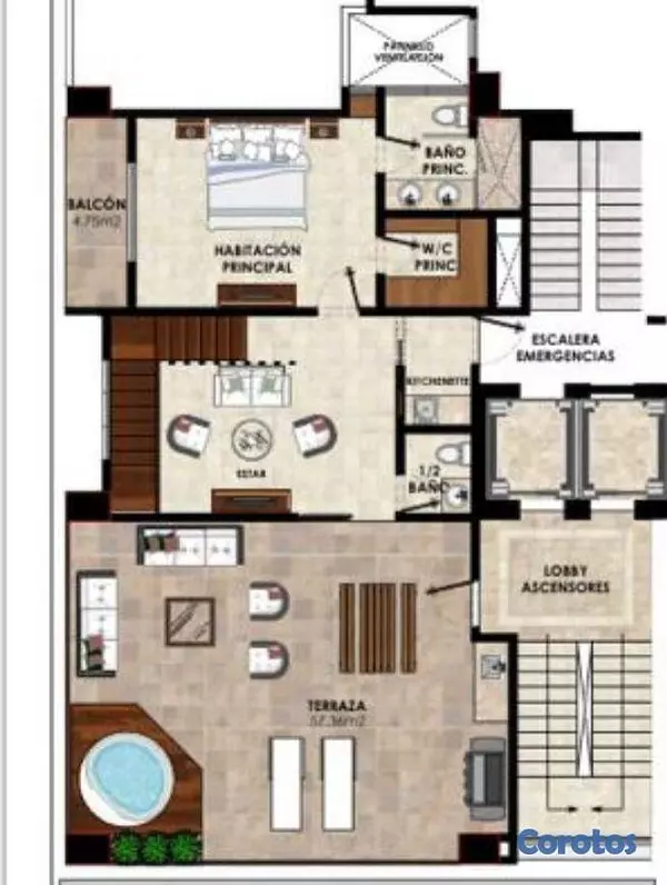 penthouses - Penthouse en  Paraiso Nuevo Recibo Solar paraiso 9