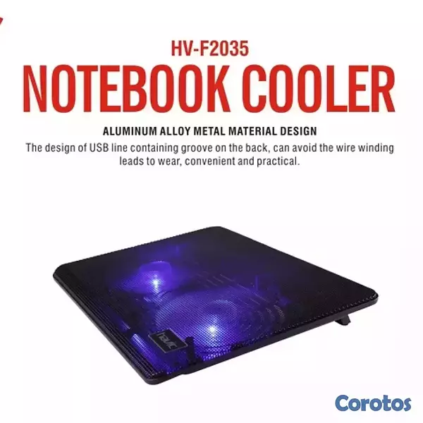 computadoras y laptops - FAN COOLER PARA LAPTOP DESDE 14 HASTA 15.6 PULGDAS  1