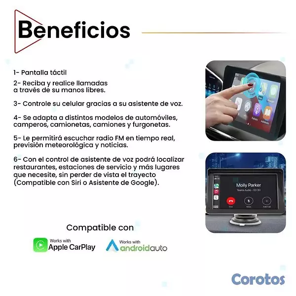 otros vehiculos - Pantalla Inteligente para Carros  Kleva Smart Play 5