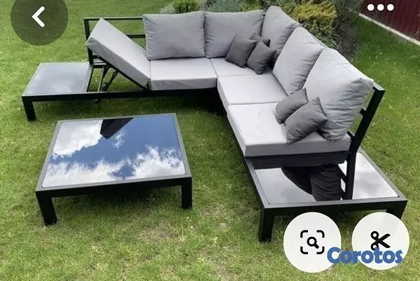 muebles y colchones - MUEBLES DE EXTERIOR EN HIERRO GALVANIZADO  2
