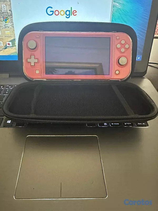 consolas y videojuegos - Vendo Nintendo Switch Lite con protector y estuche 3