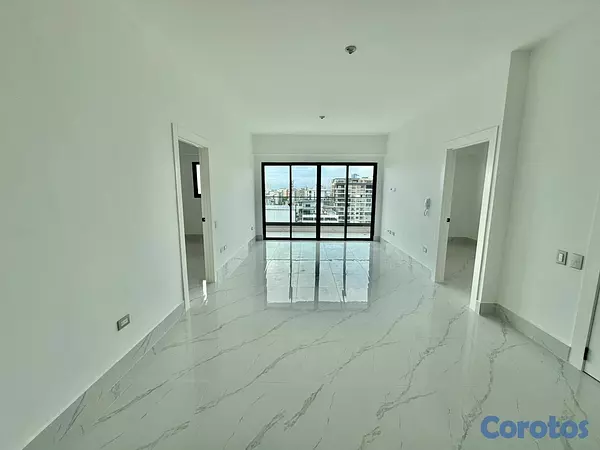 apartamentos - Vendo apartamento nuevo en Evaristo Morales. 2
