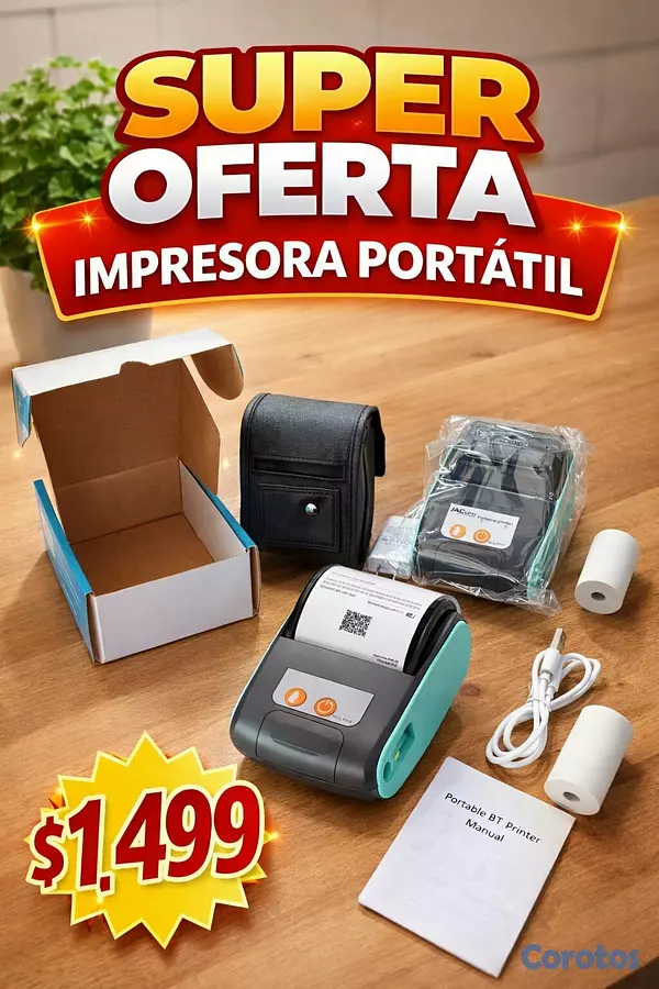impresoras y scanners - Impresora Portatil, punto de venta, prestamos, fac 3