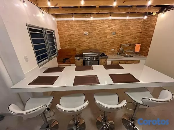 apartamentos - venta de apartamento 1er piso amueblado con jacuzzi en autopista de san isidro 6