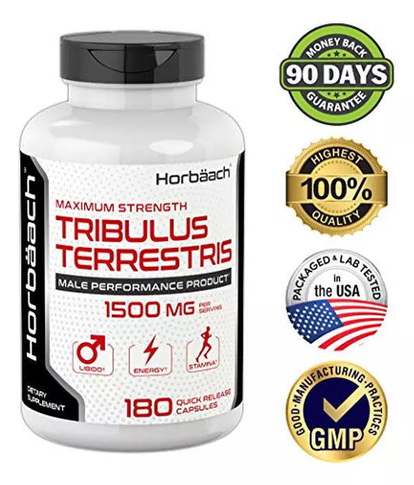 Salud y Equipamiento Médico - Tribulus Terrestris Para Hombres 1500 Mg 180cap Horbaach 3