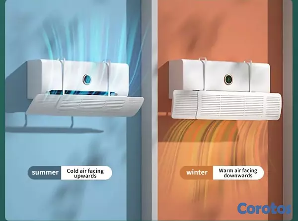 aires acondicionados y abanicos - deflector para aire acondicionado se utiliza hasta sin energía  4