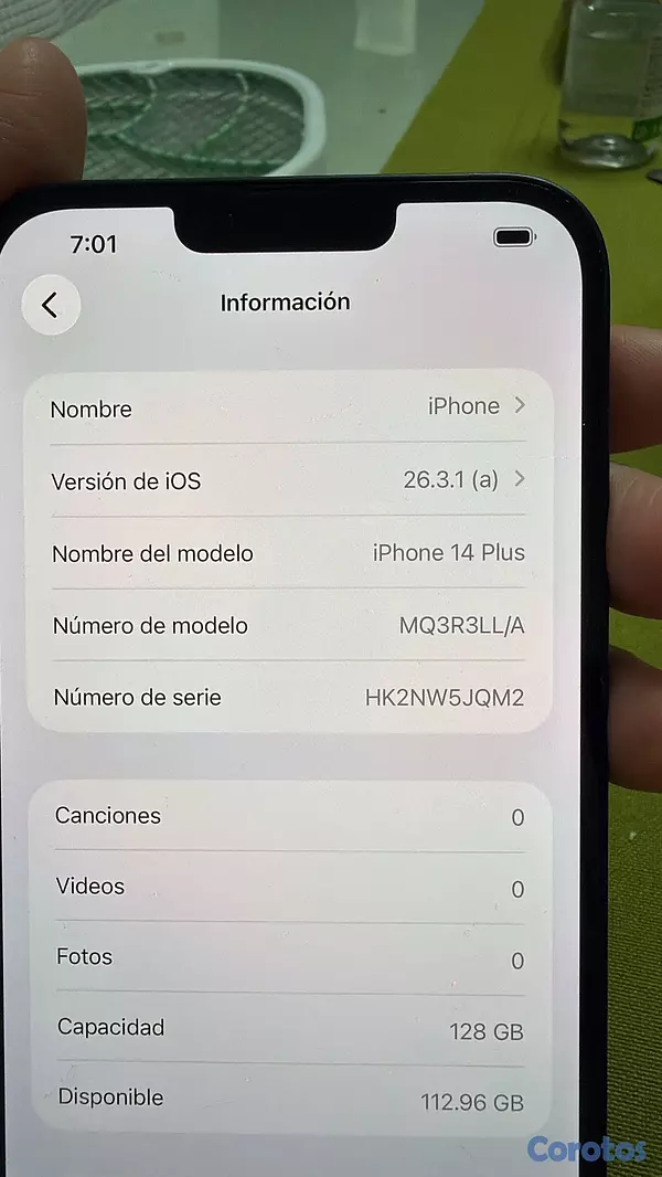 celulares y tabletas - iPhone 14 Plus 128GB 5