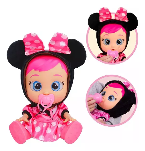 juguetes - Bebés Llorones Cry Babies Minnie Mouse 6