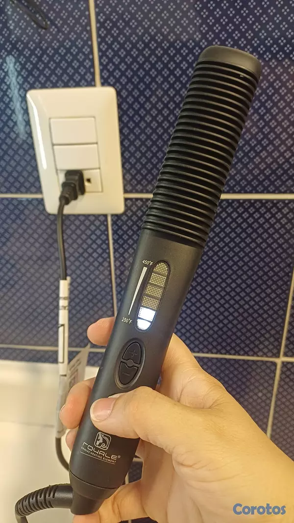salud y belleza - Cepillo alisador térmico profesional con tecnologí 9