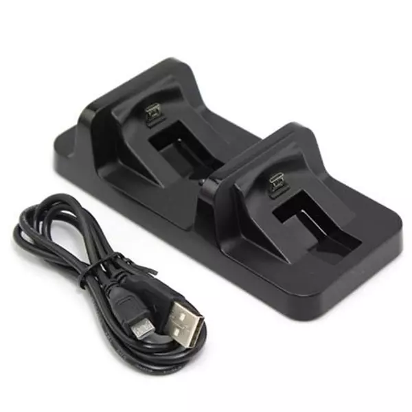 consolas y videojuegos - Base Cargador Ps4 Doble Tp4002  Dualshock playstation 4 3