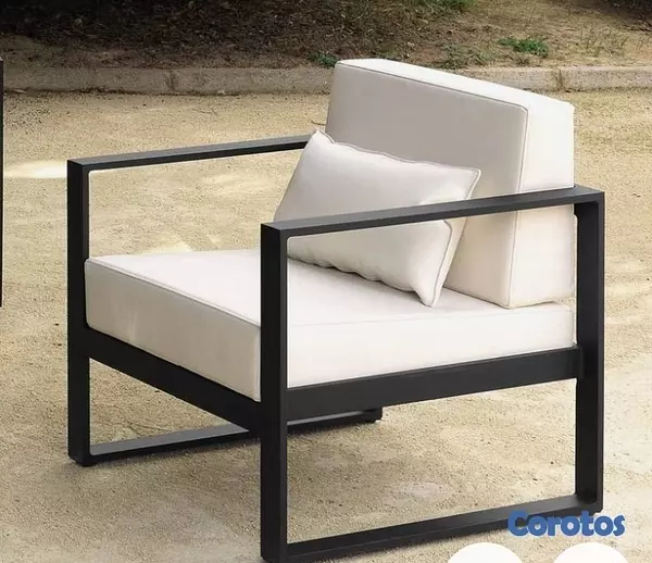 muebles y colchones - MUEBLES DE EXTERIOR EN HIERRO GALVANIZADO  6