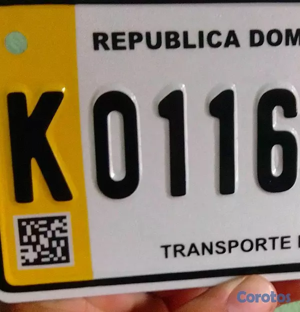 accesorios para vehiculos - venta de placas metal con borde como la original  2