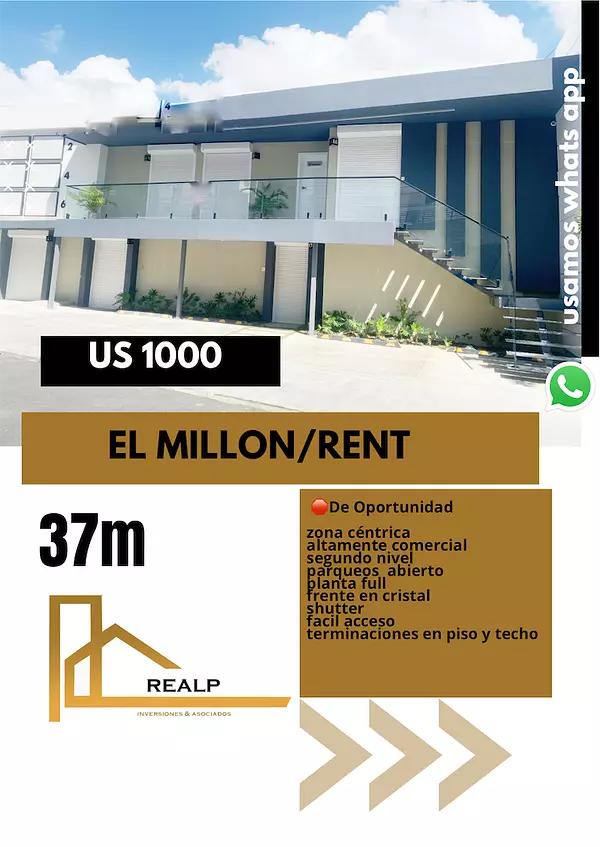 oficinas y locales comerciales - Local comercial en el Millon  1