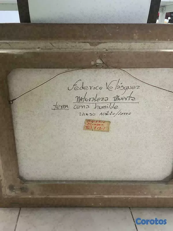 decoración y accesorios - Cuadro de Federico Velazquez 
 2