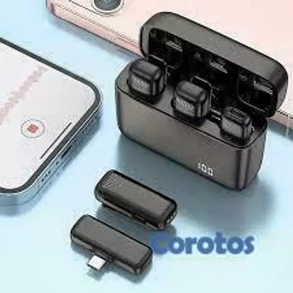 camaras y audio - MICROFONO INALAMBRICO WIRELESS DOBLE TIPO C CX01 3