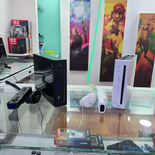 consolas y videojuegos - Nintendo wii + 64gb con juegos  1