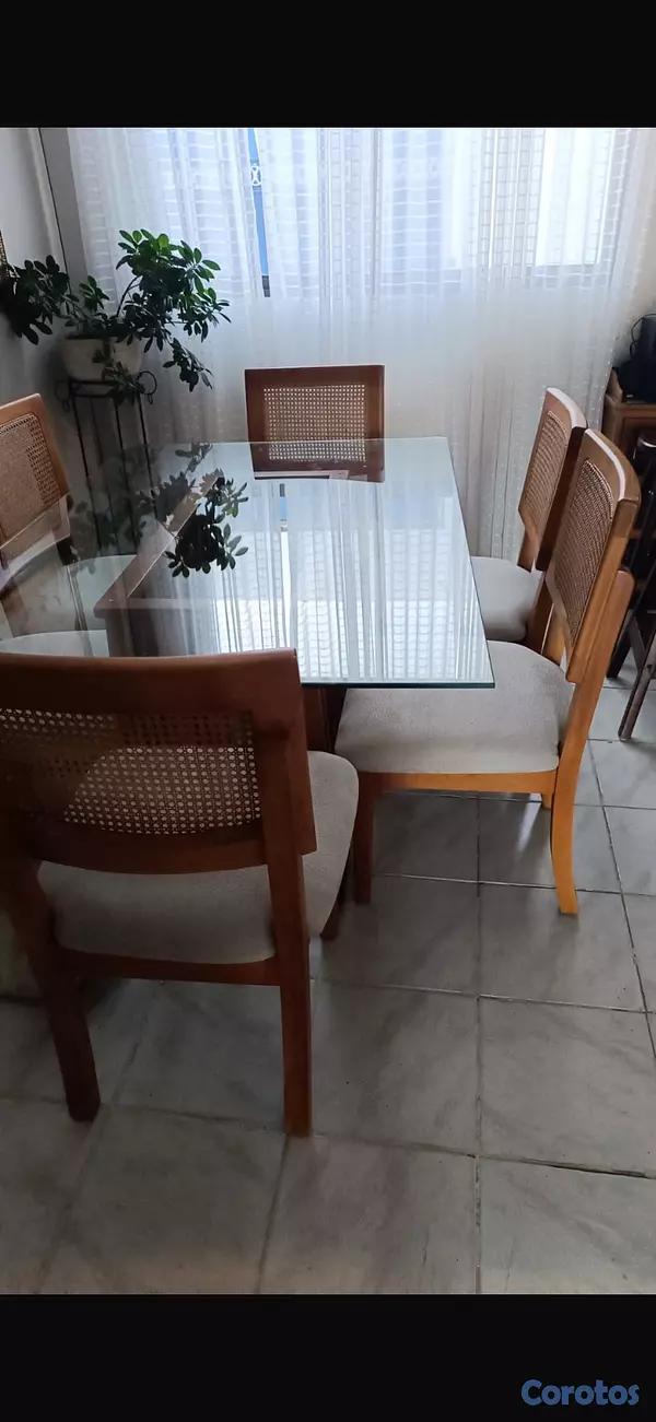 muebles y colchones - COMEDOR EN CAOBA  2