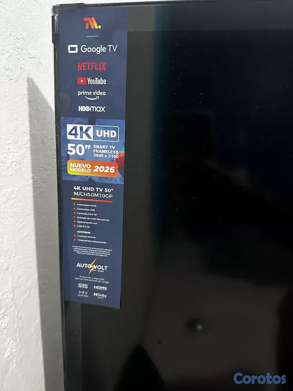 electrodomesticos - Smart TV 50” tecnomaster 3