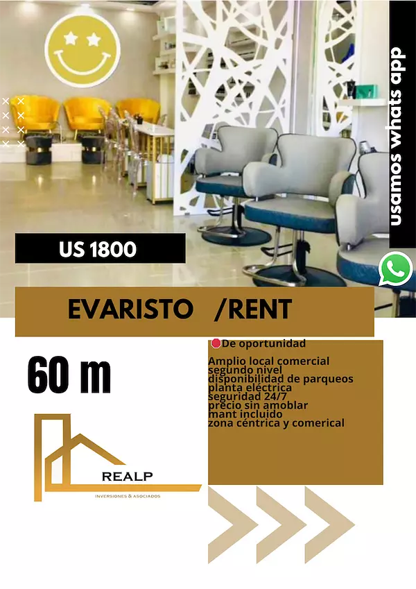 oficinas y locales comerciales - Local en excelente zona en evaristo  1