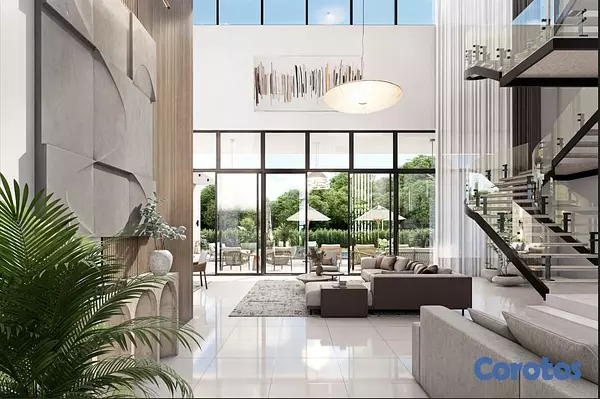 casas vacacionales y villas - Villa en Cap cana Vista al mar y al Golf en Plano 5