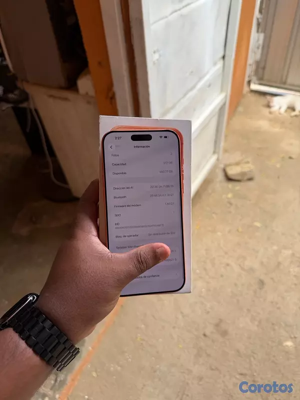 celulares y tabletas - vendo iPhone 17 pro Max 512 gb factory  4