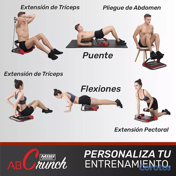 Artículos Deportivos - Ejercitador Abdominal Compacto 7