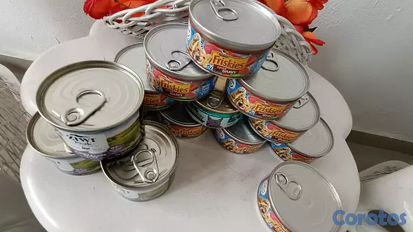 animales y mascotas - 14 latas comida para gatos 5