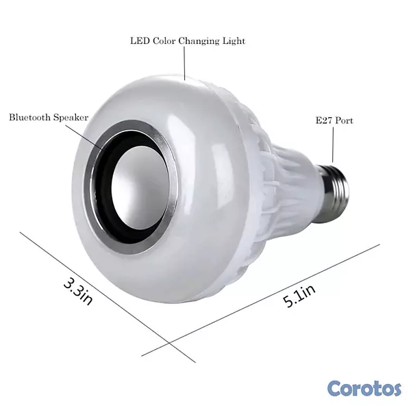 Otros productos - Bombillo Bluetooth para escuchar música  🎵 cod: 28716  por tan solo $400 pesos. 3
