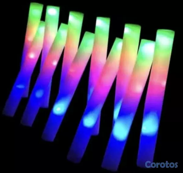 hobby y coleccion - palo espuma led fiesta hora loca 5