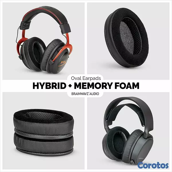 camaras y audio - Almohadillas Ovaladas Brainwavz para auriculares 10