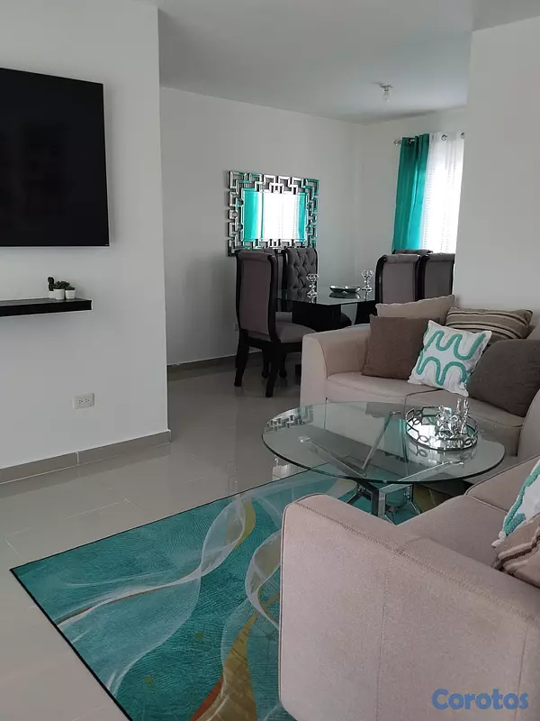 apartamentos - Rento apartamento amueblado, boca chica la caleta. 14
