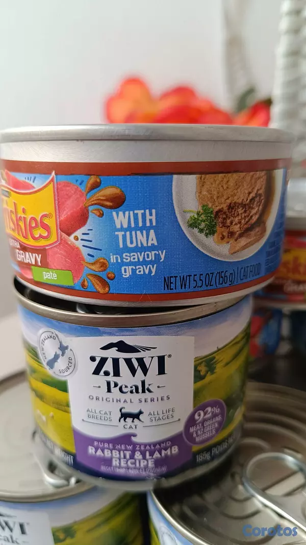 animales y mascotas - 14 latas comida para gatos 6