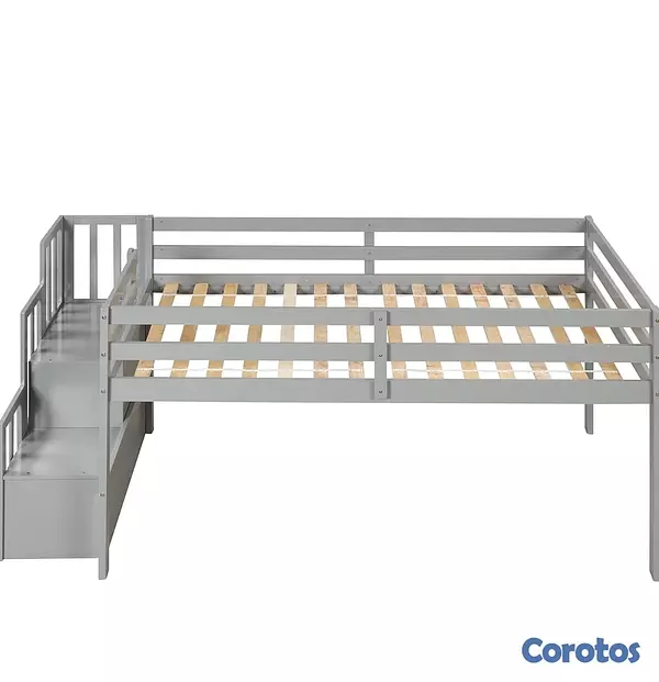 muebles - Cama Twin tipo camarote para niños y niñas  3