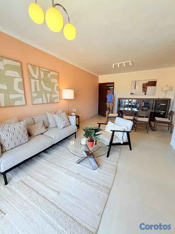 apartamentos - venta de apartamentos con piscina en la misma avenida autopista de san isidro  10