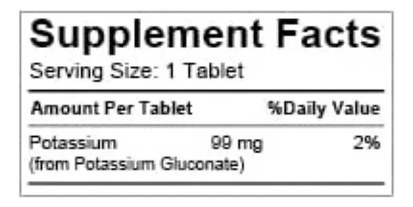 Salud y Equipamiento Médico - Potasio 250 Tab Simply Natural 2