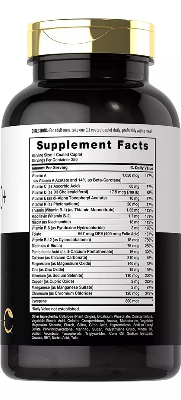 Salud y Equipamiento Médico - Multivitaminico 250 Capsulas Carlyle 2