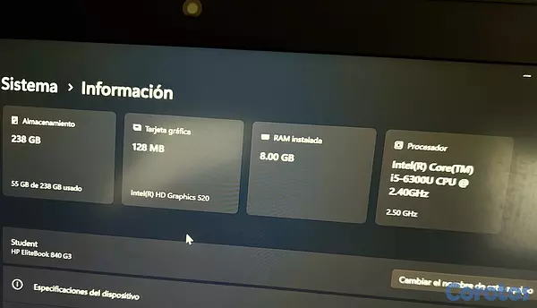 computadoras y laptops - Laptop HP EliteBook 840 G3 | Intel i5 | 8GB RAM | 240GB SSD 7