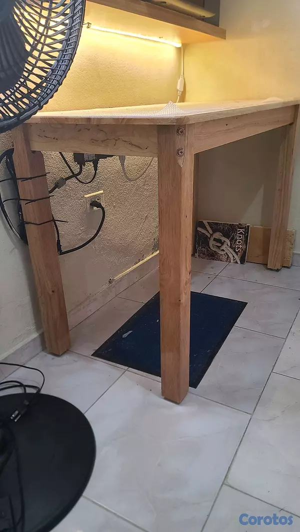 muebles y colchones - Mesa comedor madera 2