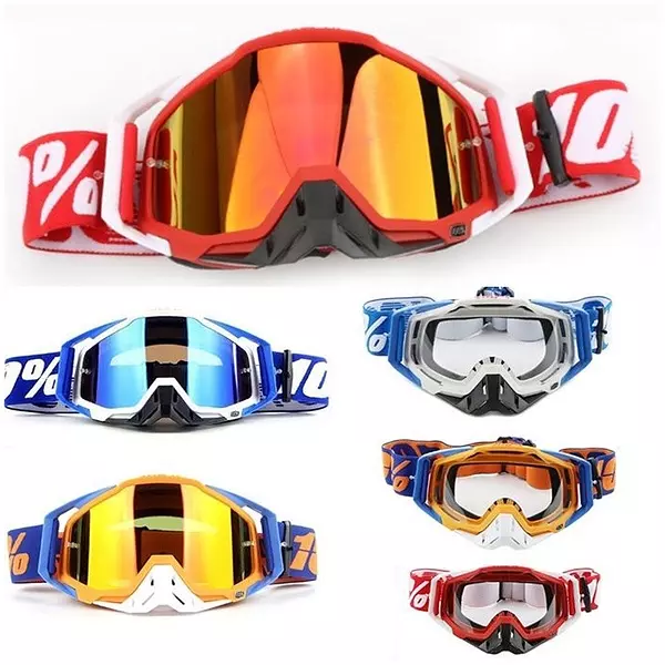 bicicletas y accesorios - Lentes motocross 100% ciclismo gafas de casco cross racecraft enduro 4