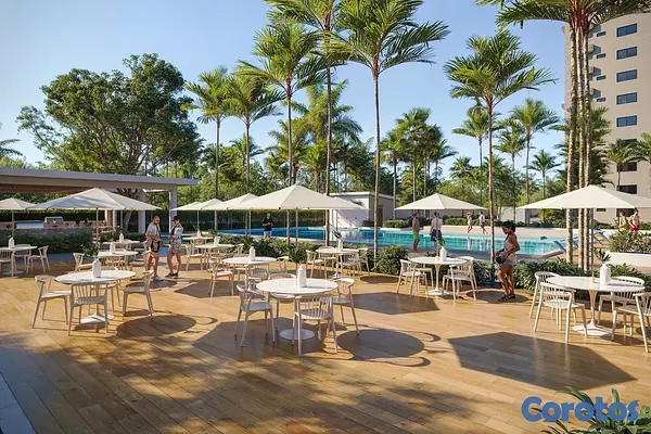apartamentos - venta de apartamentos con piscina en la autopista de san isidro Santo Domingo 2
