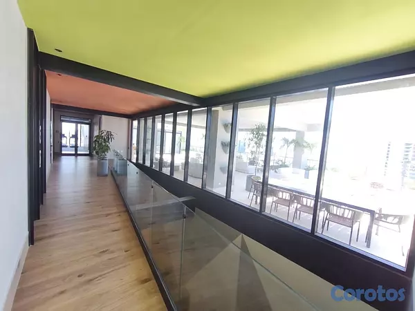 apartamentos - alquiló piantini amueblado una habitación torre de lujo Luxury 1.5 baños balcón  9