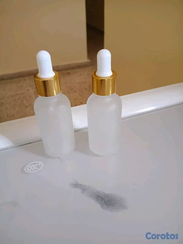 Salud y Equipamiento Médico - Envases plásticos pet blanca 8oz  75 pesos gotero frost vidrio 10 ml pipete oro  9