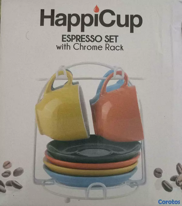 cocina - SET DE TAZAS CAFFE ESPRESSO MULTICOLOR 3 OZ. 2