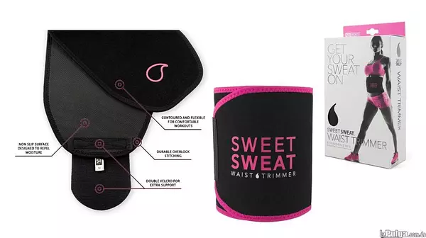 Artículos Deportivos - Faja adelgazante Sweet Sweat para cintura unisex ejercicio sauna caliente sudor 4