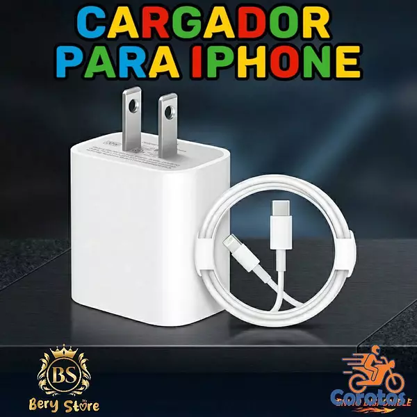celulares y tabletas - CARGADOR PARA IPHONE ORIGINAL DE 20W CARGA RÁPIDA | CARGADOR PARA CELULARES  8