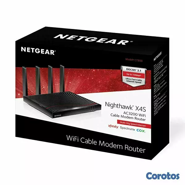 otros electronicos - NETGEAR Nighthawk X4S DOCSIS 3.1, enrutador módem  9