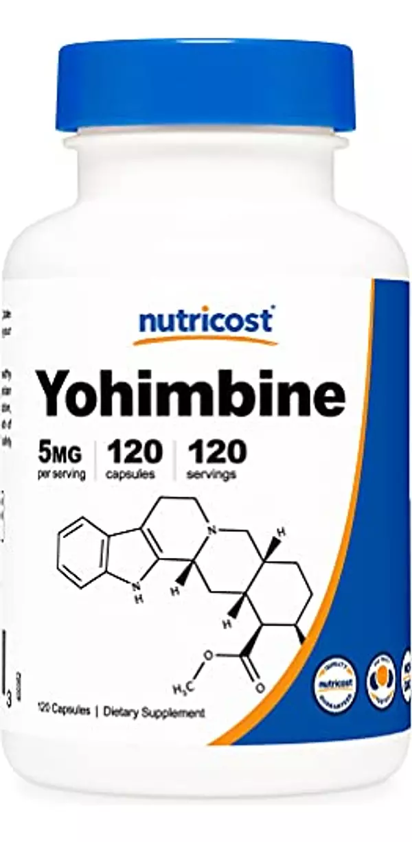 Salud y Equipamiento Médico - Nutricost Hcl 5 Mg, 120 Capsulas Yohimbina Fuerza Extra 2