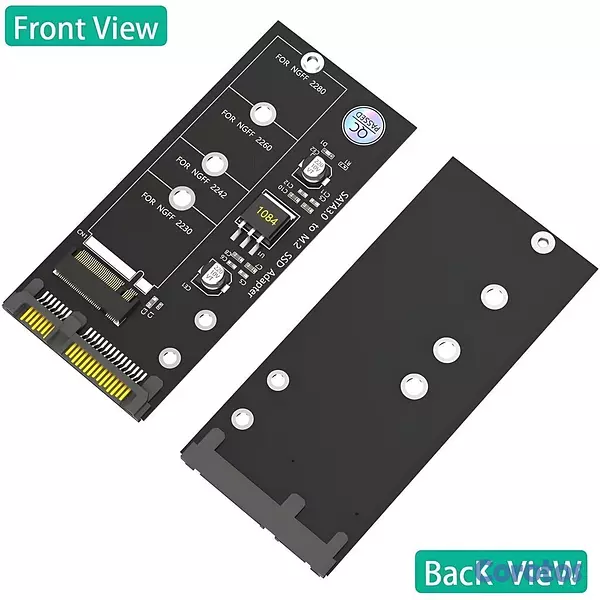 accesorios para electronica - Adaptador Dsico SSD M.2 NGFF SATA a SATA 3 – 2230/ 5