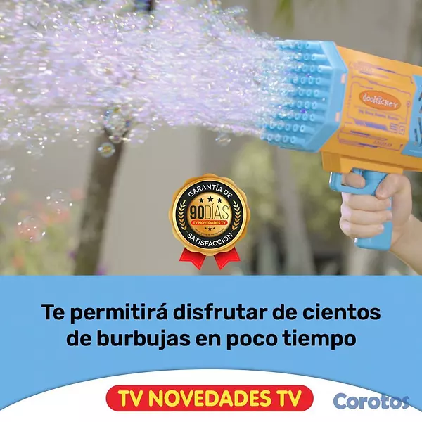 juguetes - Lanzador de Burbujas Bubble Blaster 3