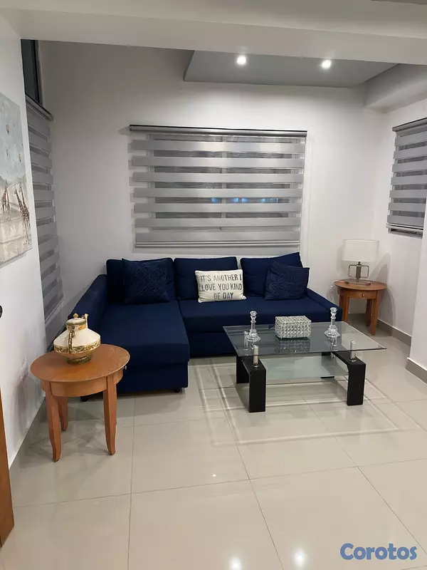 apartamentos - Apartamento en Alquiler de 1 habitación amueblado piso 10 en lo mejor de Naco!  2